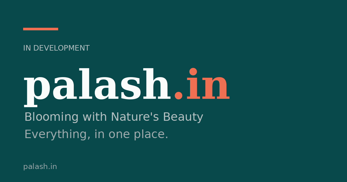 Link preview image for palash.in